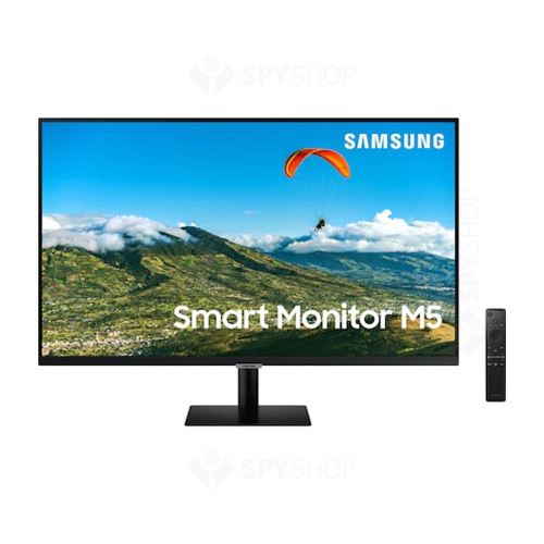 Monitor Full HD LED IPS Samsung LS27AM500NRXEN, 27 inch, 60 Hz, 8 ms, HDMI, USB, Bluetooth