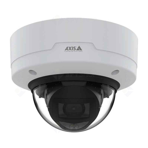 Camera supraveghere IP dome Axis Lightfinder P3268-LVE 02332-001, 8 MP, 4.3-8.6 mm, IR 40 m, PoE, slot card