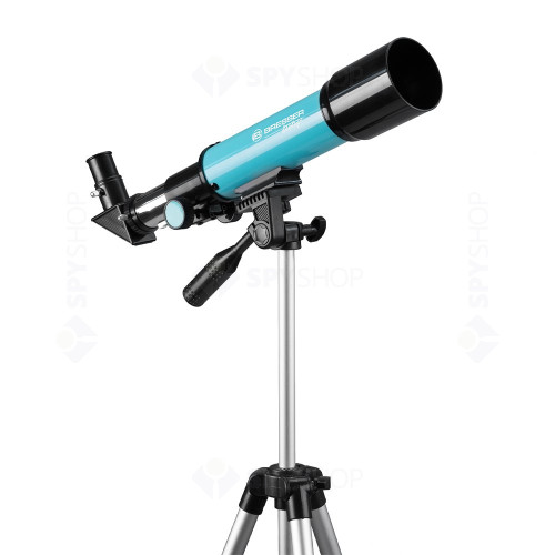 Set telescop refractor 50/360 si cort Bresser Junior