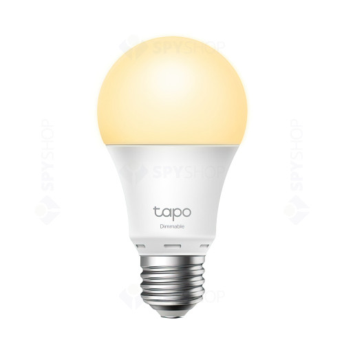 Bec LED inteligent TP-Link Tapo L510E, Wi-fi, E27, 8.7 W, 2,700 K, 806 lumen