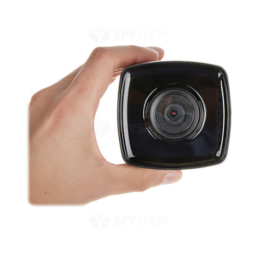 Kit Camera supraveghere exterior Hikvision TurboHD DS-2CE17D0T-IT3F C, 2 MP, IR 40 m, 2.8 mm + alimentator