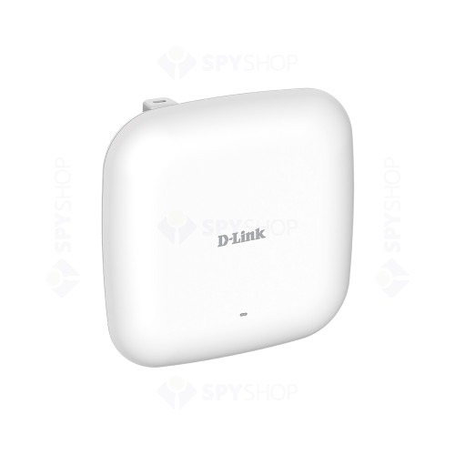 Acces point wireless de interior D-Link DAP-X2810, 2 porturi, 575/1200 Mbps, 2.4GHz/5 GHz, Wi-Fi6, PoE