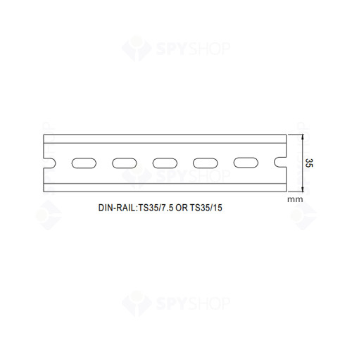 Actuator drivere LED MeanWell KAA-4R4V-10, 4 canale, protocol KNX, montaj pe sina DIN