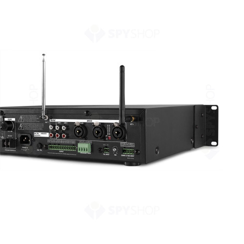 Amplificator mixer pe 4 zone Power Dynamics PDV360 952.073, USB/SD, Bluetooth, MP3, 360W RMS, 100V/8ohm