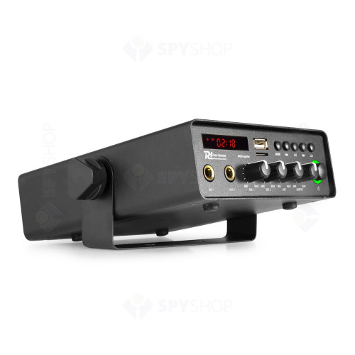 Amplificator profesional Power Dynamics PDC30 952.044, USB/SD, Bluetooth, MP3, 30W RMS, 8 ohm