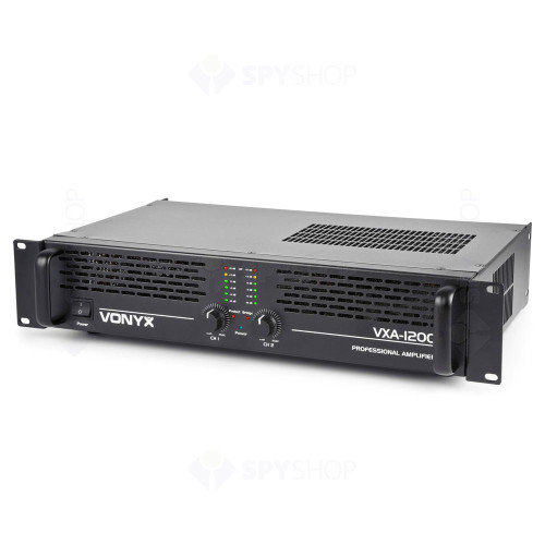 Amplificator profesional Vonyx VXA-1200 172.052, 2x600W, 8 ohm