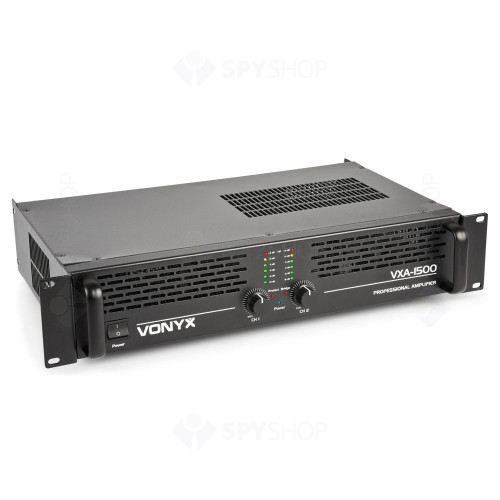 Amplificator profesional Vonyx VXA-1500 172.054, 2x750W, 8 ohm