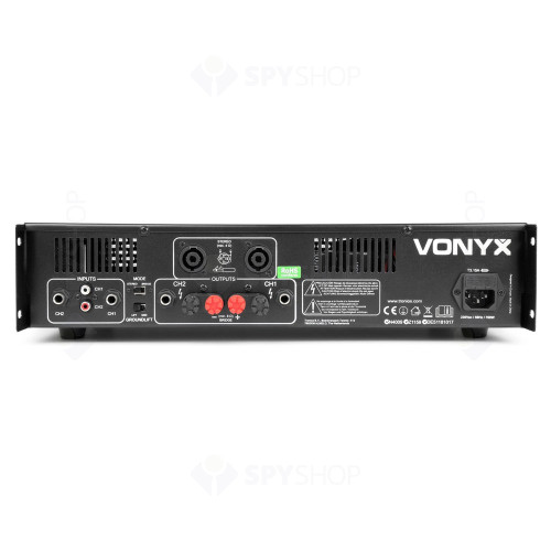 Amplificator profesional Vonyx VXA-3000 172.058, 2x1500W, 4-8 ohm