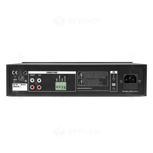 Amplificator sonorizari Power Dynamics PDM25 952.076, USB, Bluetooth, 25W, 100V/4-16ohm, 50-18.000 Hz