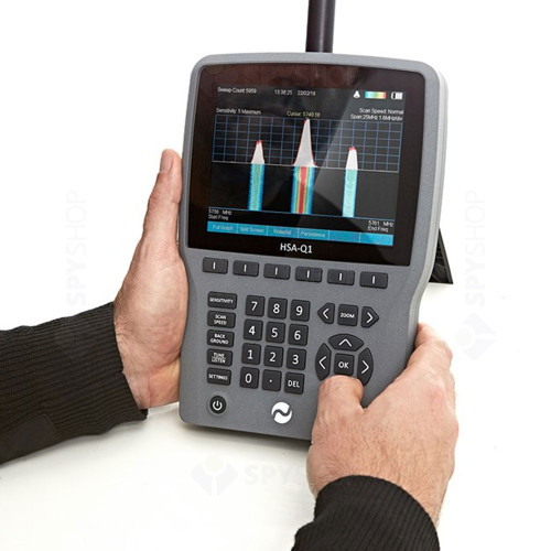 Analizator spectru RF portabil JJN Digital HSA-Q1, 1 MHz - 13.44 GHz, 0.5 secunde, 6 inch