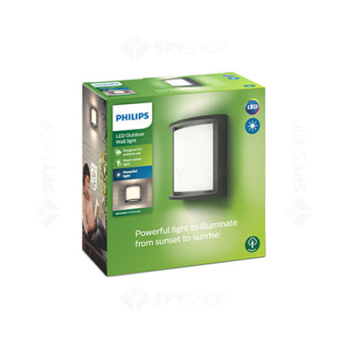 Aplica LED pentru exterior Philips myGarden Samondra, 12W, 1200 lm, 2700K