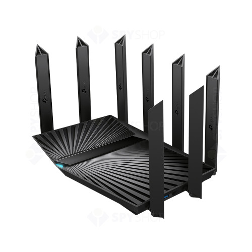 Router wireless Gaming Gigabit Tri-Band TP-Link Archer AX90, 5 porturi, 4804 Mbps