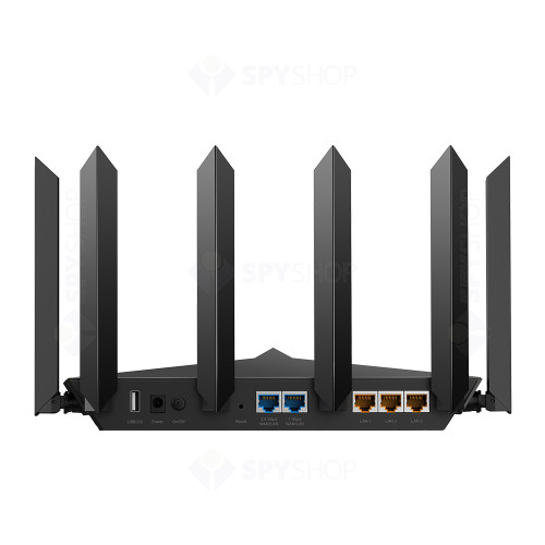 Router wireless Gaming Gigabit Tri-Band TP-Link Archer AX90, 5 porturi, 4804 Mbps
