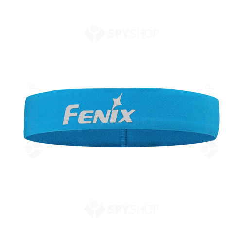Banda elastica de cap reflectorizanta pentru lanterne Fenix AFH-10, albastru