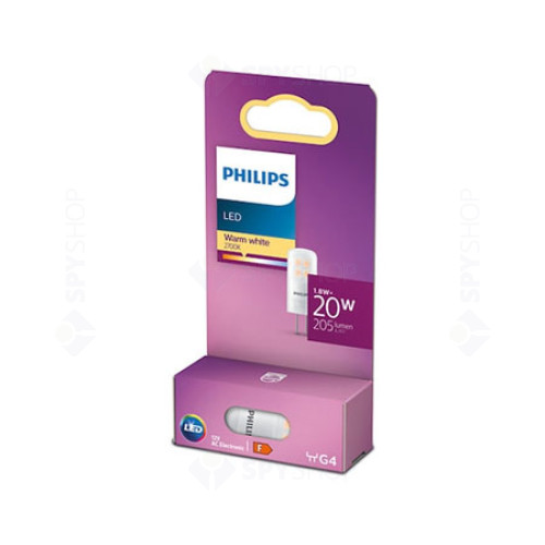 Bec LED tip capsula Philips, 1.8 W, 205 lm, 2700K