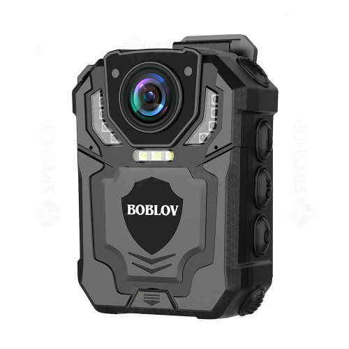 Body camera Boblov T5, 1296p, night vision, slot card microSD, inregistrare 12 ore, protectie fisiere video, 1800mAh, audio, 40 MP
