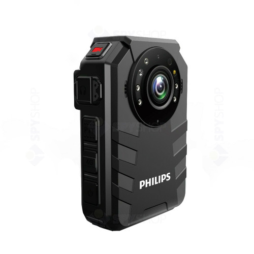 Body camera Full HD Philips VTR8400, 2 MP, WIFI, 4G, GPS  Beidou, 64 GB-01