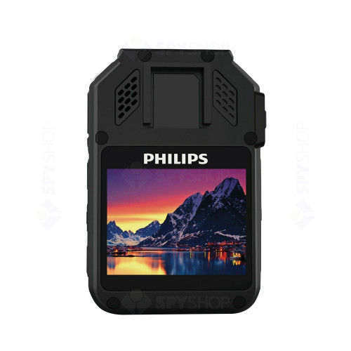 Body camera Full HD Philips VTR8400, 2 MP, WIFI, 4G, GPS  Beidou, 64 GB-01