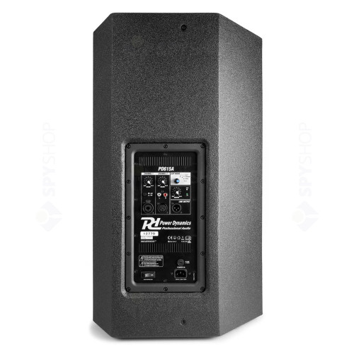 Boxa activa bi-amplificata Power Dynamics PD615A 178.975, 15 inch, 400W RMS, 4 ohm, 40-20.000 Hz