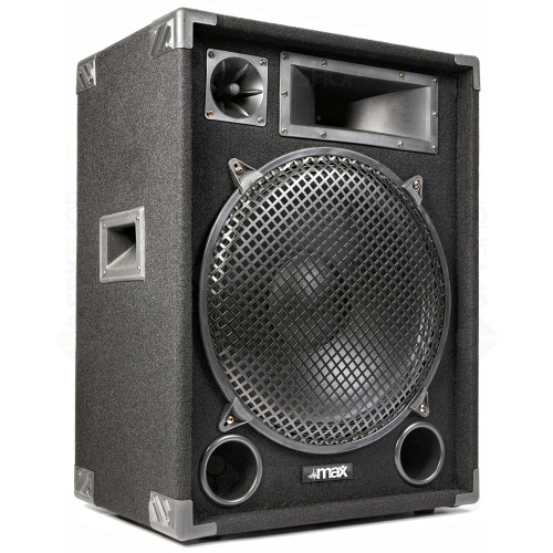 Boxa pasiva pentru sonorizari MAX15 170.661, 15 inch, 200W RMS, 3 cai, 8 ohm, 30-18.000 Hz