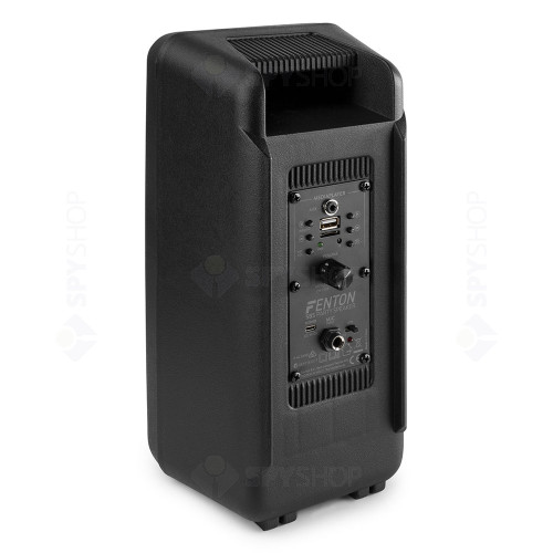 Boxa portabila cu acumulator Fenton SBS65 178.357, Bluetooth/USB/SD, LED, 2x4 inch, 50W, 6 ohm