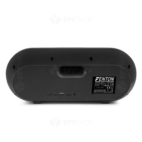 Boxa portabila Fenton SBS80 178.324, 2x3 inch, 80W, Bluetooth/USB/SD, 50-17.000 Hz