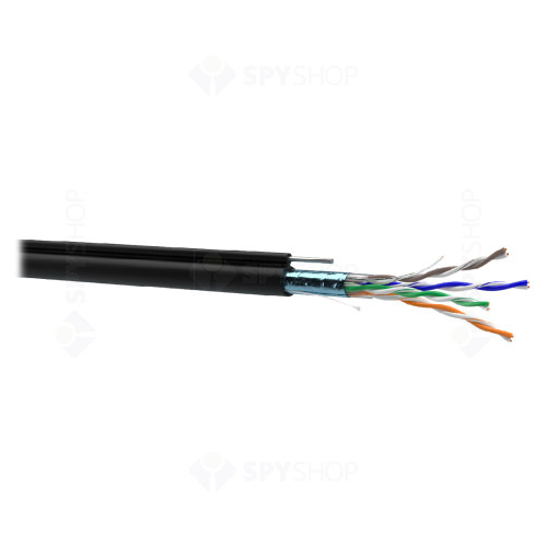 Cablu F/UTP Cat5E BGKFTP5PEM, 4x2x0.46 mm, PE exterior, Fluke Pass, 305 m