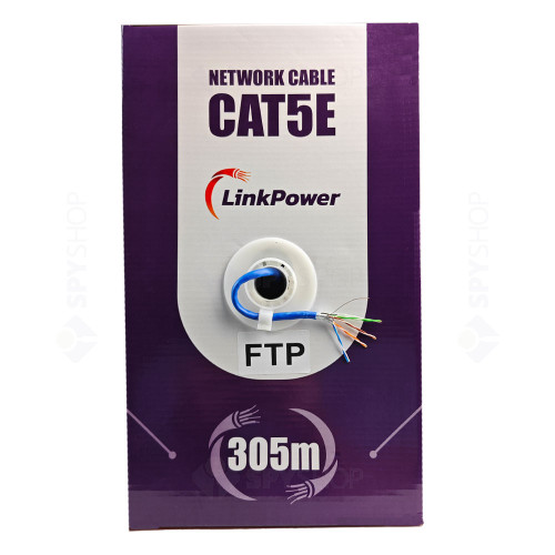 Cablu FTP CAT5E Cupru LinkPower LINK-FTP-305, pret305 m