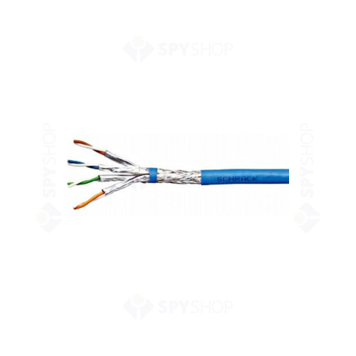 Cablu S/FTP CAT.7 Schrack HSKP4233K5, 4x2xAWG23, 1000Mhz, LS0H-3, Dca, 100 m