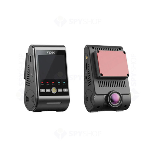 Camera auto tripla Viofo A229-PLUS-3CH, 2K/2K/Full HD, WiFi, GPS Logger, microfon, slot card, super night vision 2.0