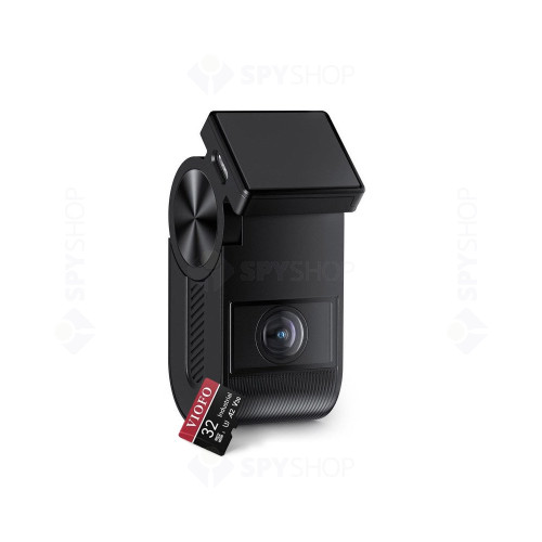 Camera auto VS1 Viofo, 2K, WiFi, GPS Logger, microfon, slot card, control vocal, super night vision 2.0, card microSD 32GB inclus
