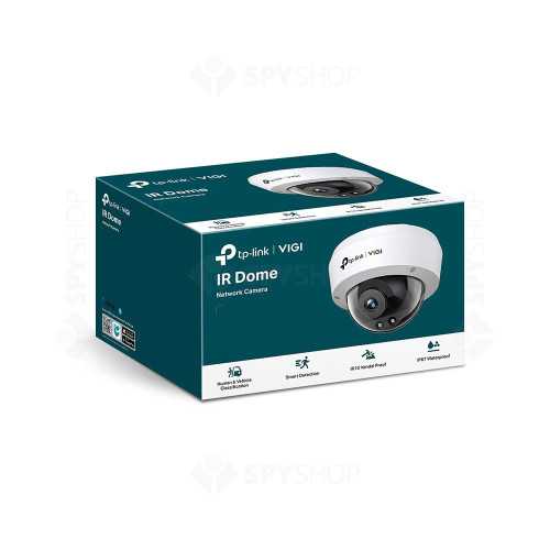 Camera de supraveghere interior IP Dome TP-Link VIGI C220I(2.8mm), 2 MP, 2.8mm, IR 30 m, PoE