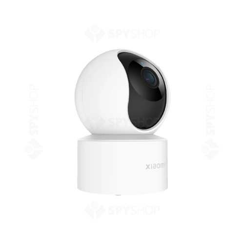 Camera de supraveghere wireless Wi-Fi rotativa Xiaomi Smart Camera C200, 2MP, WDR, IR, microfon, difuzor, slot card