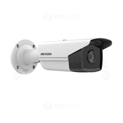 Camera de supraveghere IP bullet Acusense Hikvision DS-2CD2T43G2-L28, 4 MP, 2.8 mm, IR 60 m, slot card, PoE