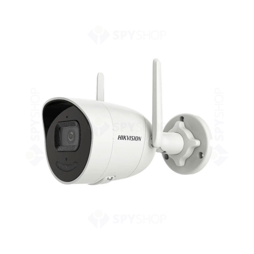 Camera de supraveghere IP wireless WiFi Hikvision DS-2CV2026G0-IDW2D, 2 MP, 2.8 mm, IR 30 m, slot card, microfon 