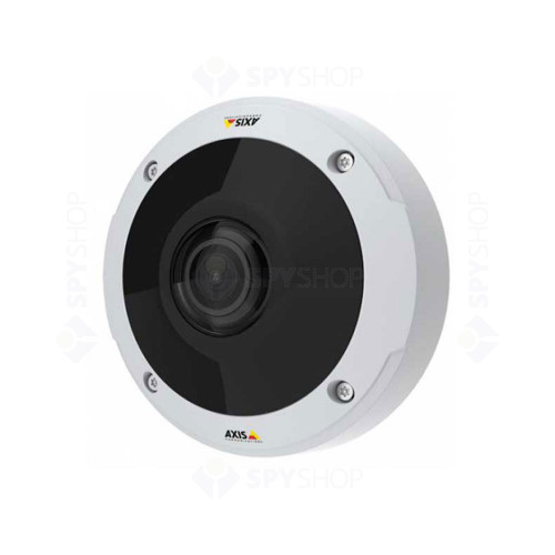 Camera de supraveghere panoramica IP Dome Axis Lightfinder 01178-001, 12 MP, 1.33 mm, IR 15 m, PoE, slot card