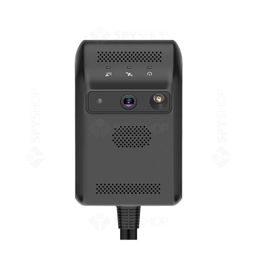 Camera auto duala JC400P, fata si interior, 2 MP, GPS, GSM 4G, WiFi, slot card, microfon, buton SOS