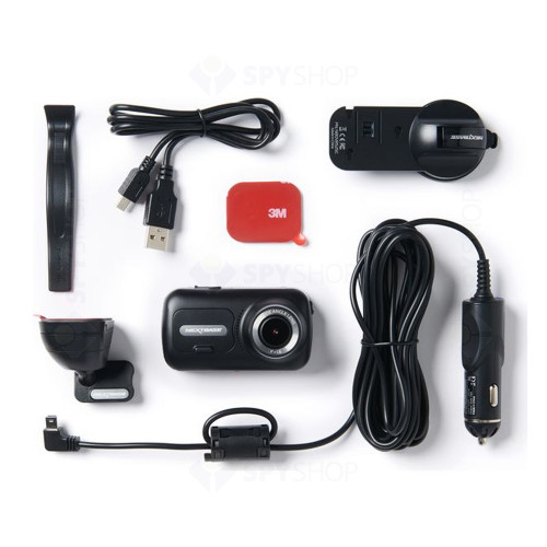 Camera auto Nextbase NBDVR322GW, Full HD, microfon, WiFi, GPS, Bluetooth, slot card
