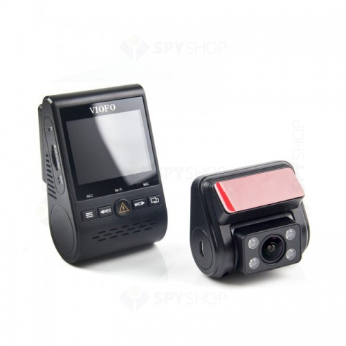Camera auto duala VIOFO A129 DUO IR, 2MP, WiFi, night vision, GPS