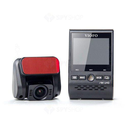 Camera auto fata/spate VIOFO A129 Pro Duo-G, 4K, WiFi, GPS, detectia miscarii