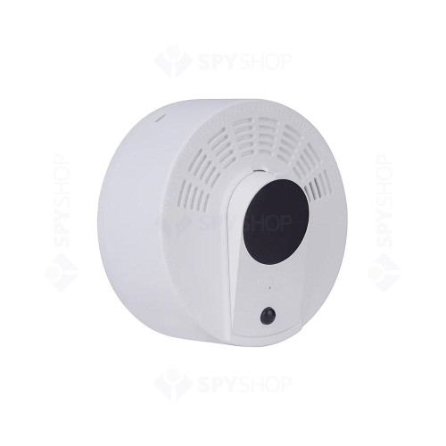 RESIGILAT - Camera spion disimulata in detector de fum Aishine AI-LS008-B, WiFi, 2 MP, IR 5 m, PIR 5 m, standby 1 an, detectia miscarii, microfon, slot card