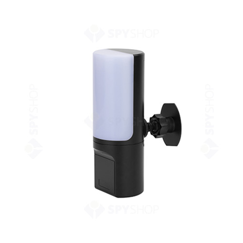 Camera spion Wi-Fi disimulata in lampa rotativa Aishine AI-TY017, Tuya, 2 MP, IR 5 m, detectia miscarii, slot card