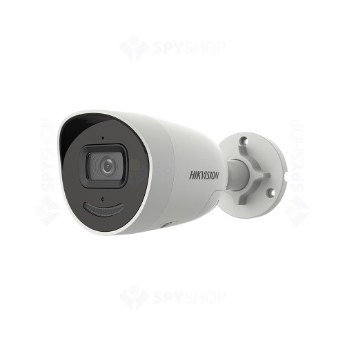 Camera supraveghere de exterior IP Hikvision AcuSense DarkFighter DS-2CD2066G2-IU/SL(2.8MM)(C), 6MP, IR 40 m, 2.8 mm, slot card, microfon, PoE