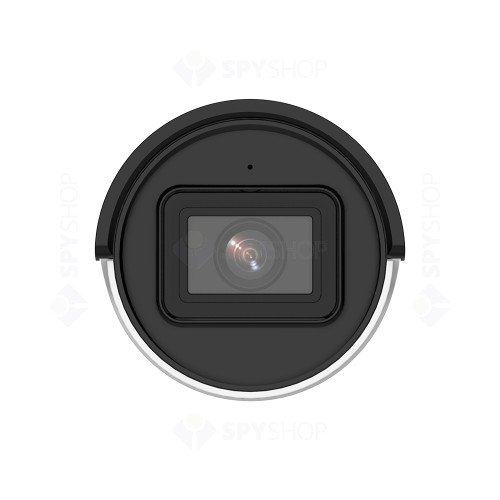 Camera supraveghere de exterior IP Hikvision AcuSense DS-2CD2043G2-IU(2.8MM)(BLACK), 4MP, IR 40 m, 2.8 mm, slot card, microfon, PoE