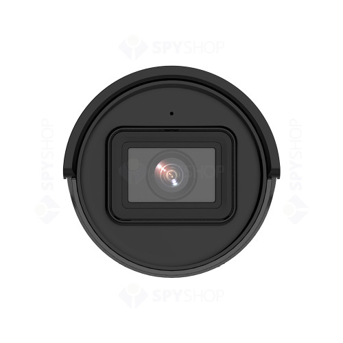 Camera supraveghere de exterior IP Hikvision AcuSense DS-2CD2083G2-IU(2.8MM)(BLACK), 8MP, IR 40 m, 2.8 mm, slot card, microfon, PoE