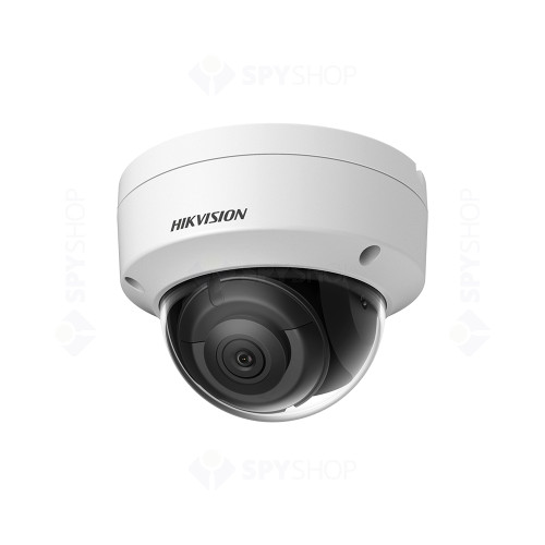 Camera supraveghere de interior IP Dome Hikvision Acusense DS-2CD2143G2-IS(2.8MM), 4MP, IR 30 m, 2.8 mm, slot card, PoE