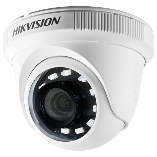 Sistem supraveghere interior basic Hikvision TurboHD TVI-8INT20-2MP-S, 8 camere, 2 MP, IR 20 m, 2.8 mm