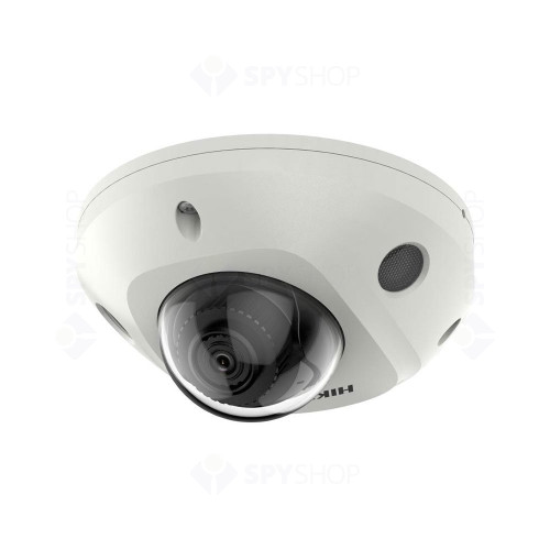 Camera de supraveghere tip dome Hikvision DS-2CD2546G2-IS28C, 4 MP, 2.8 mm, IR 30 m, microfon, slot card, PoE