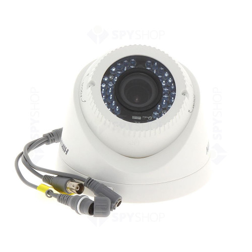 Camera supraveghere Dome TurboHD Hikvision DS-2CE56D0T-VFIR3F, 2 MP, IR 40 m, 2.8 - 12 mm
