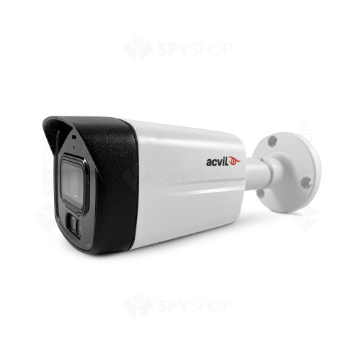 RESIGILAT - Camera supraveghere exterior Acvil Pro Full Color ACV-FC40-5MP 2.0, 5 MP, lumina alba 40 m, 3.6 mm, microfon, PoC